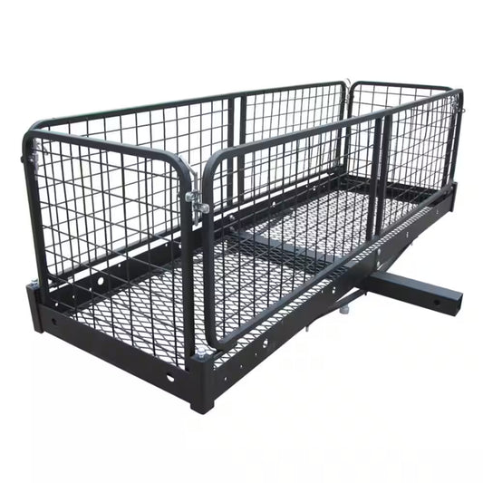 500 Lb. Capacity 60 In. X 20 In. Steel Folding Hitch Cargo Carrier for 2 In. Receiver