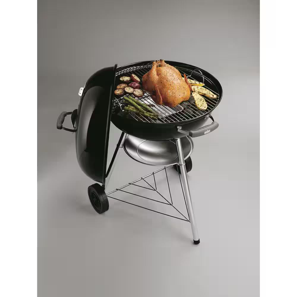 Jumbo Joe Premium 22 In. Charcoal Grill in Black with Grill Cover