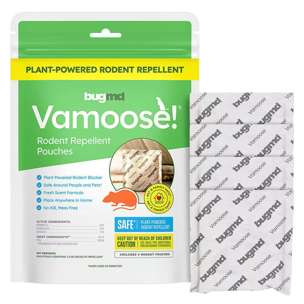 Vamoose, Rodent Repellent Pouches (1-Pack, 4-Pouches)