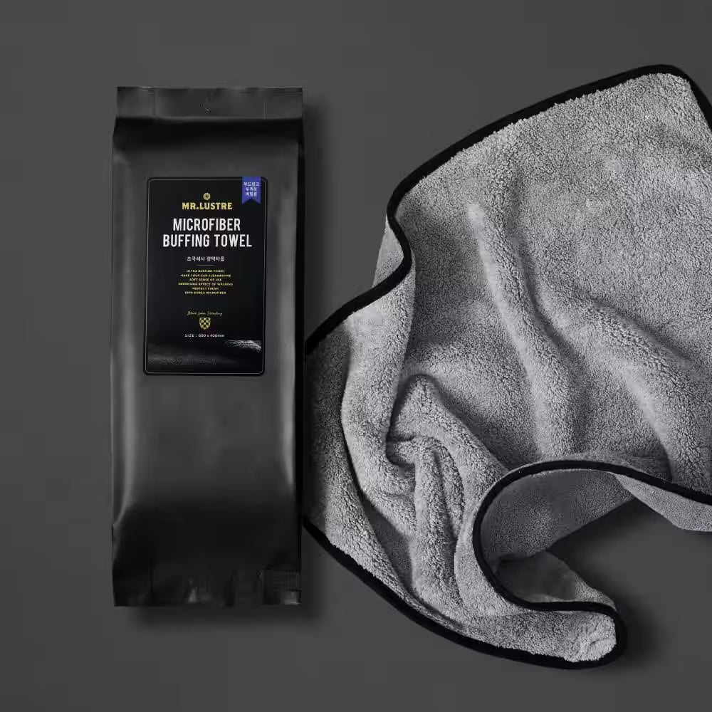 SNIPER Microfiber Double Sided, Car Detailing Towel, Quick and Easy Buffing Towel, Made in Korea, 3 Towels