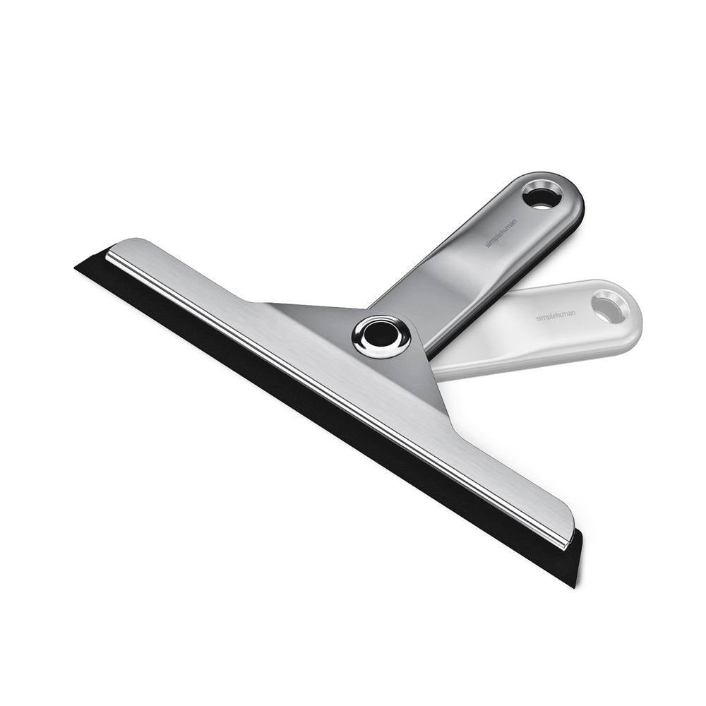 Foldaway Bathroom Shower Squeegee, Stainless Steel