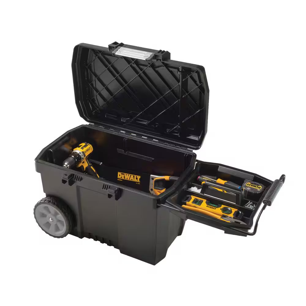 25 In. W 15 Gal. Polypropylene Rolling Tool Box