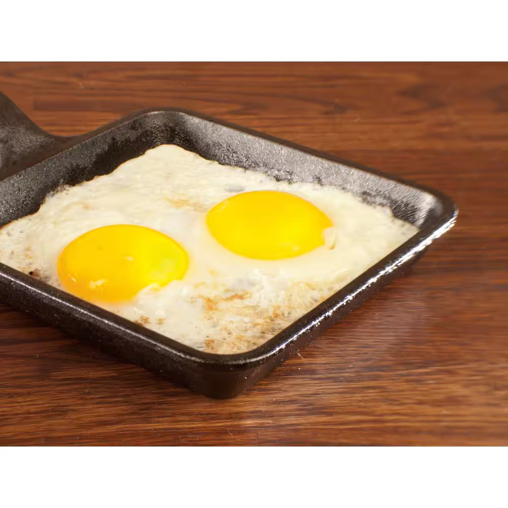5.5 In. Square Cast Iron Skillet
