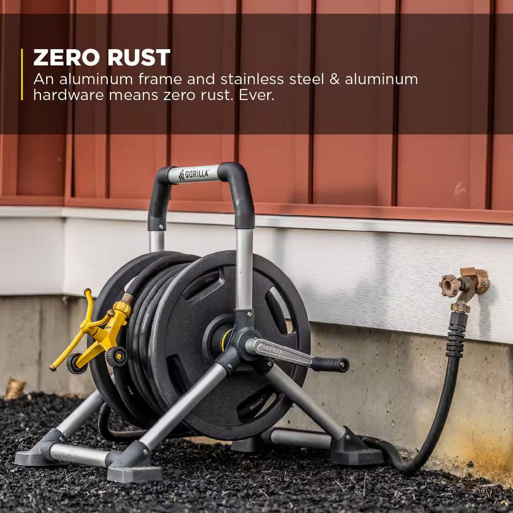 150 Ft. Aluminum Zero Rust Hose Reel