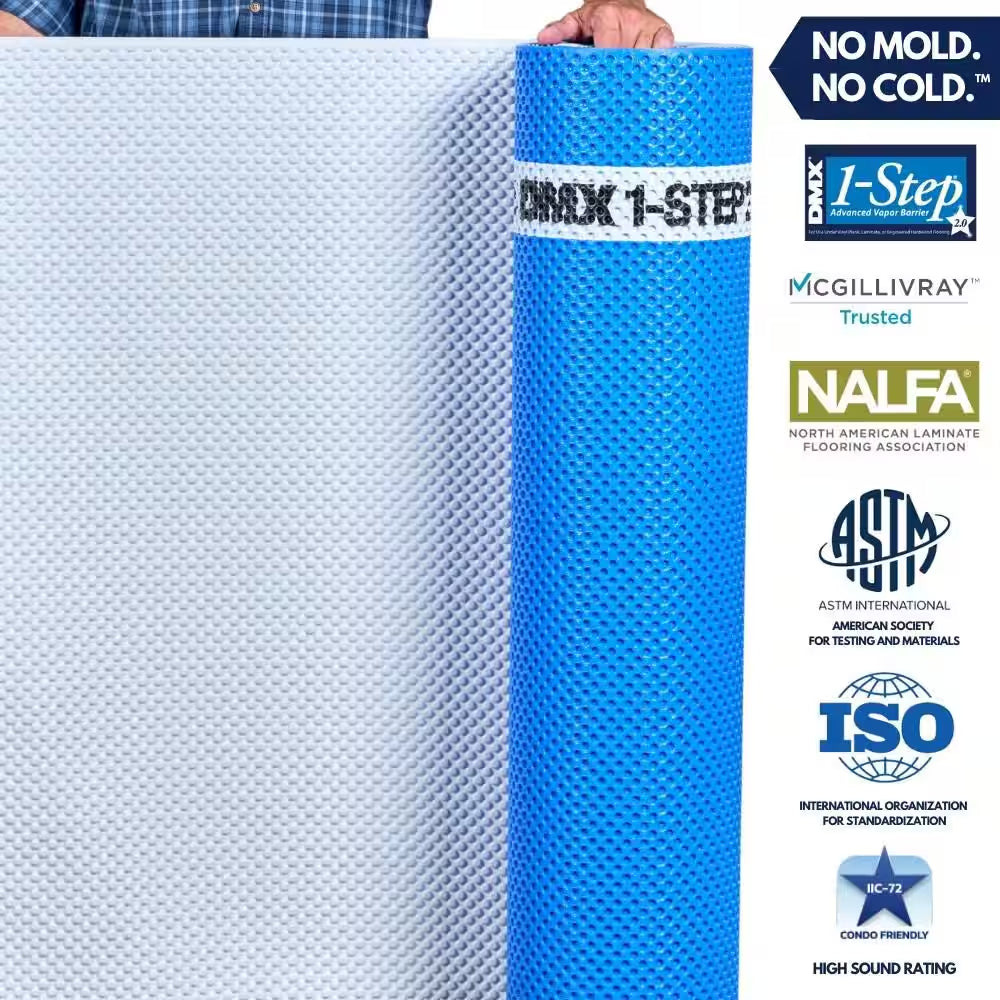 100 Sq. Ft. 3.6 Ft. X 29 Ft. X 5/.32 In. Underlayment for Vinyl Planks, Laminate and Engineered Hardwood Floors