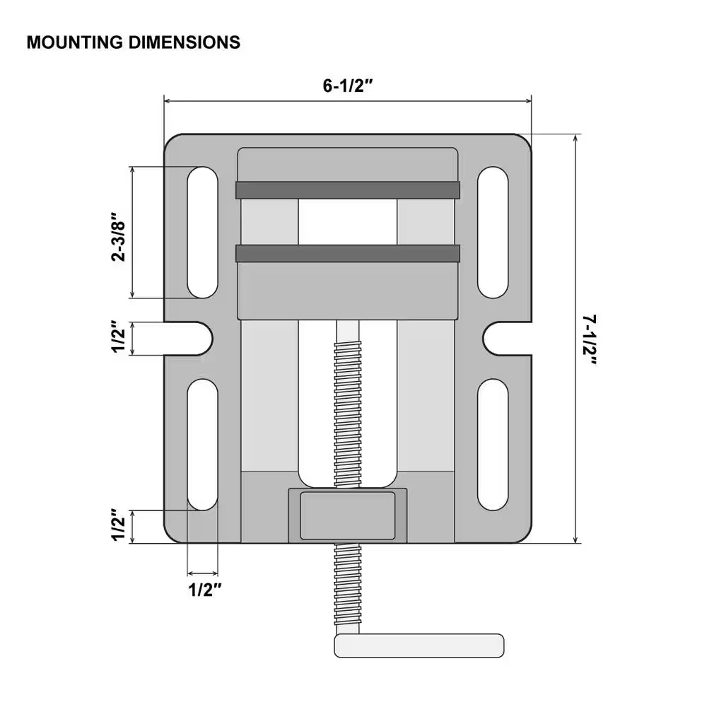 4 In. Drill Press Vise