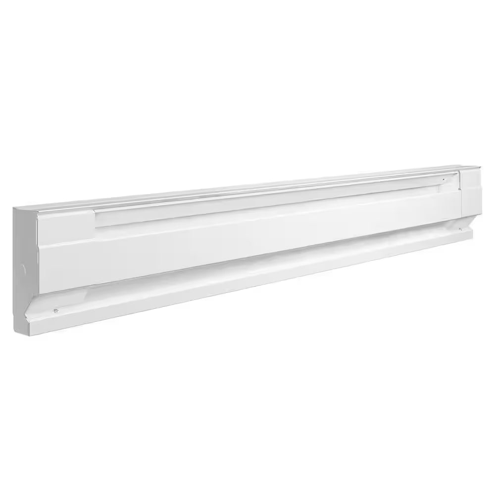 48 In. 240/208-Volt 1,000/750-Watt Electric Baseboard Heater in White