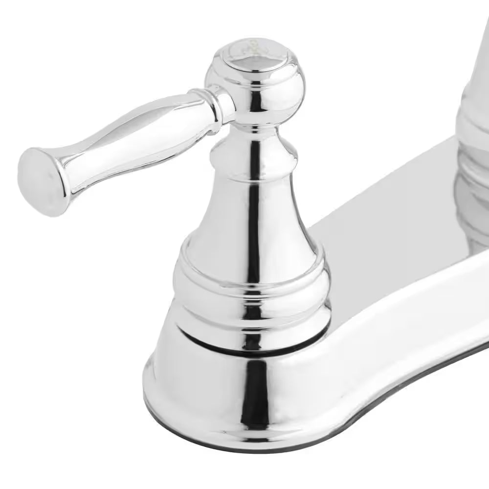 Fairway Double-Handle Standard Kitchen Faucet with Side Sprayer in Polished Chrome