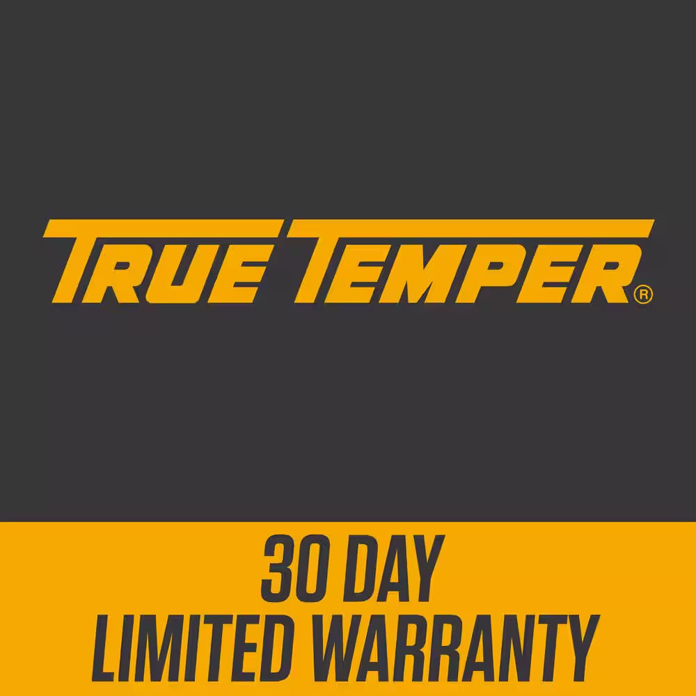 41.25 In. Handle Steel Snow Shovel and 26 In. Plastic Blade Versa Grip Combo and Pusher with Steel Strips
