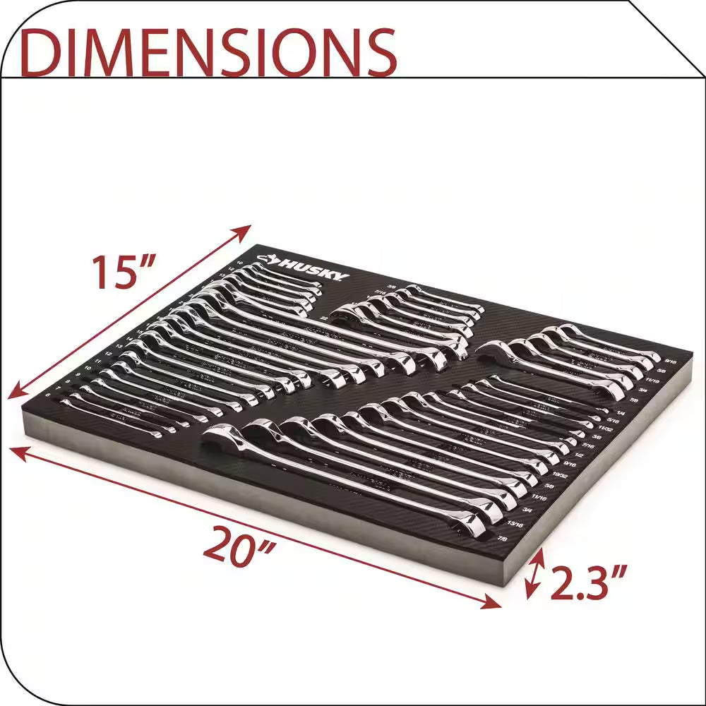 EVA Tray for 44-Piece Combination Wrench Set (SAE and MM)