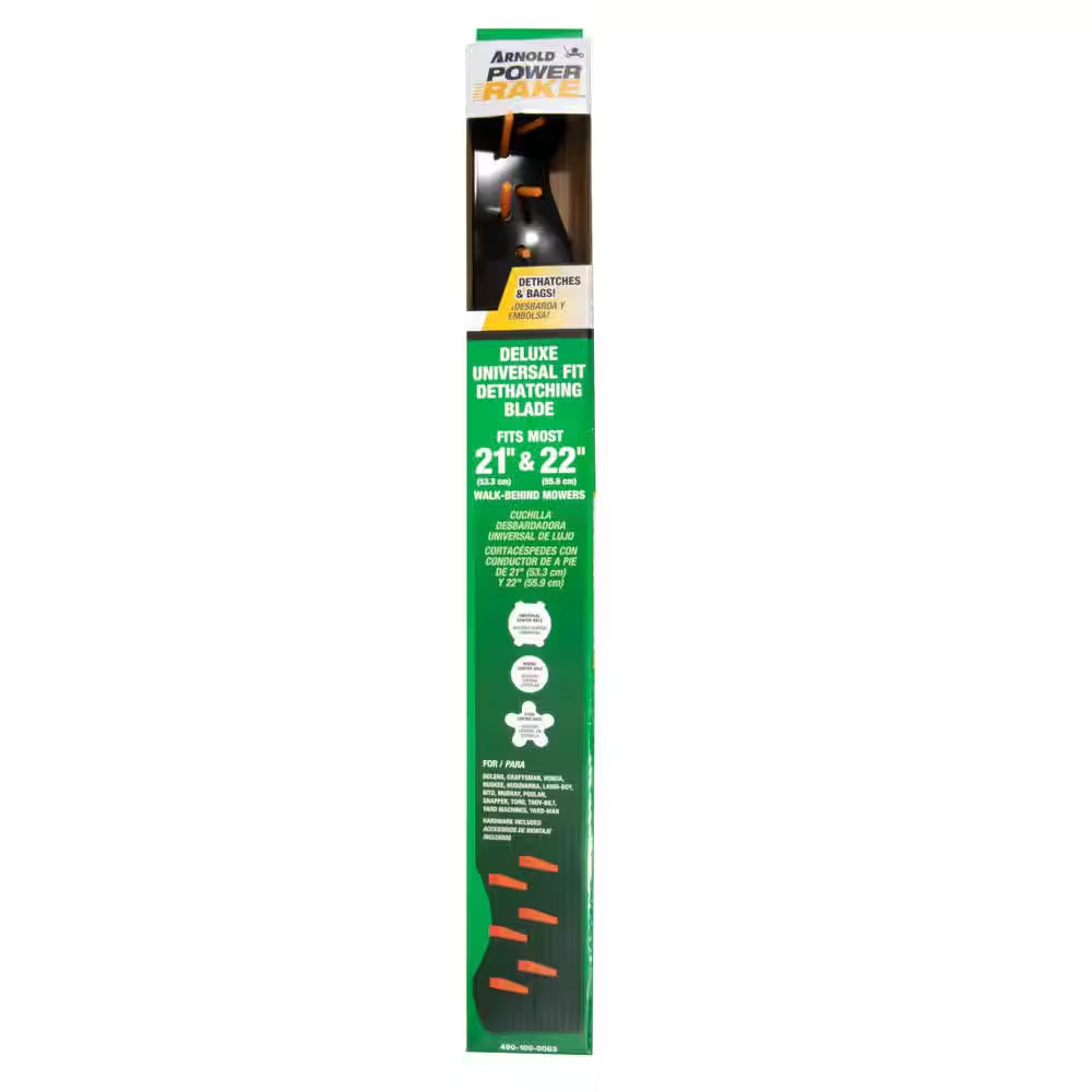 Universal 6-In-1 Power Rake Blade for 21 In., 22 In. and 23 In. Walk behind Lawn Mowers
