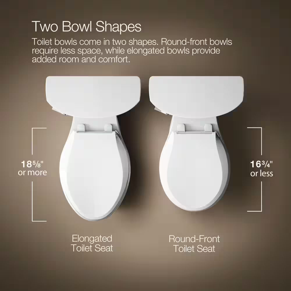 Joist 2-Piece Complete Solution 1.28 GPF Single Flush Elongated Toilet in White (Seat Included)