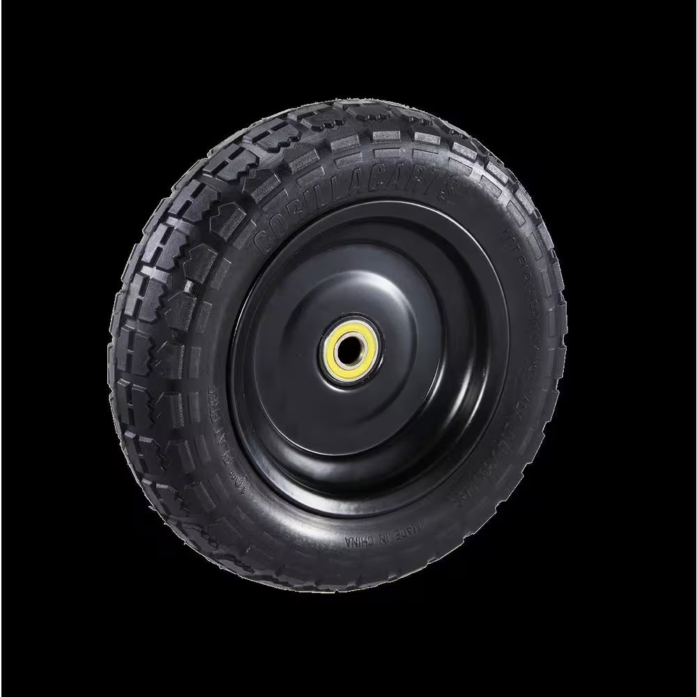 10 In. No Flat Replacement Tire for  Carts (2-Pack)