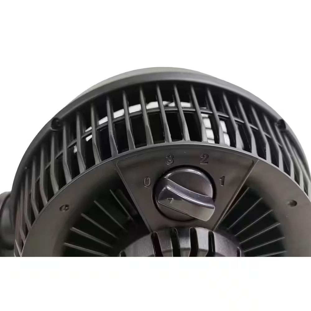 8 In. 3 Speed Personal Desk Fan in Black