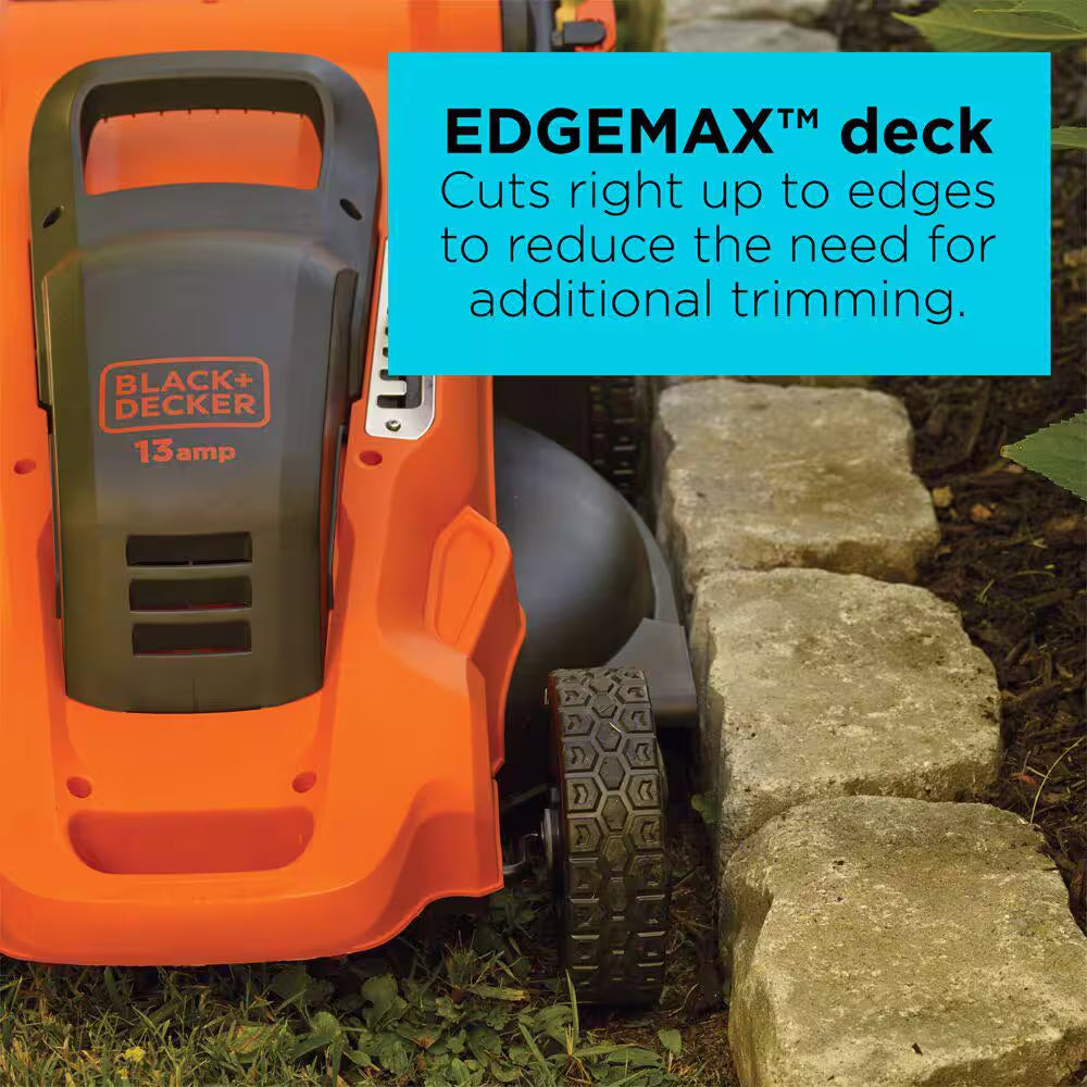 20 In. 13 AMP Corded Electric Walk behind Push Lawn Mower and 14 In. 6.5 Amp Corded Single Line String Trimmer/ Edger