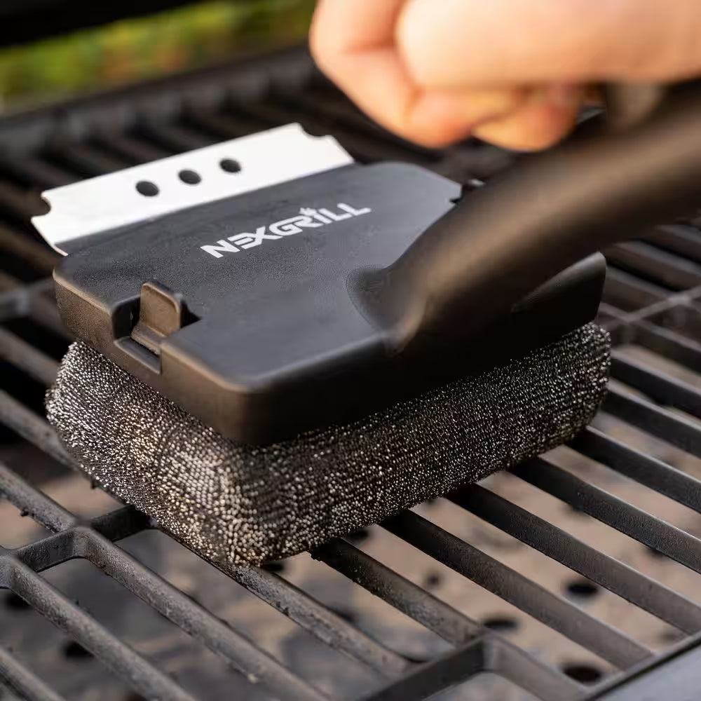 Powermesh Bristle-Free Stainless Steel Fiber Steam Brush