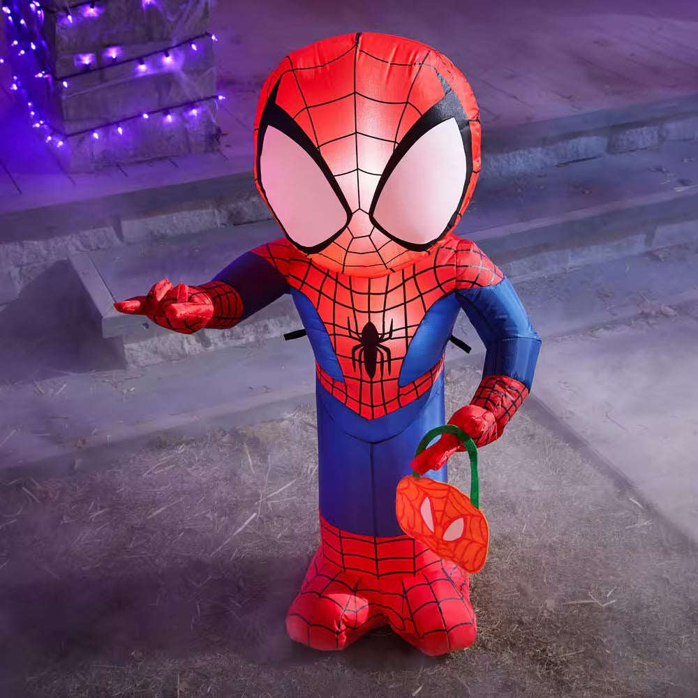 3.5 Ft LED Spider-Man Inflatable Airblown® I12