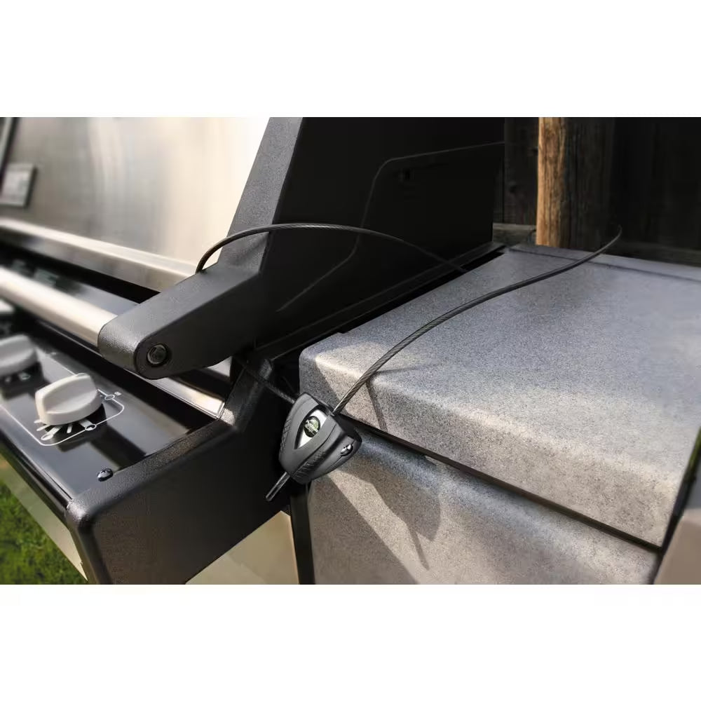 Cable Lock with Key, Adjustable to 6 Ft. Long