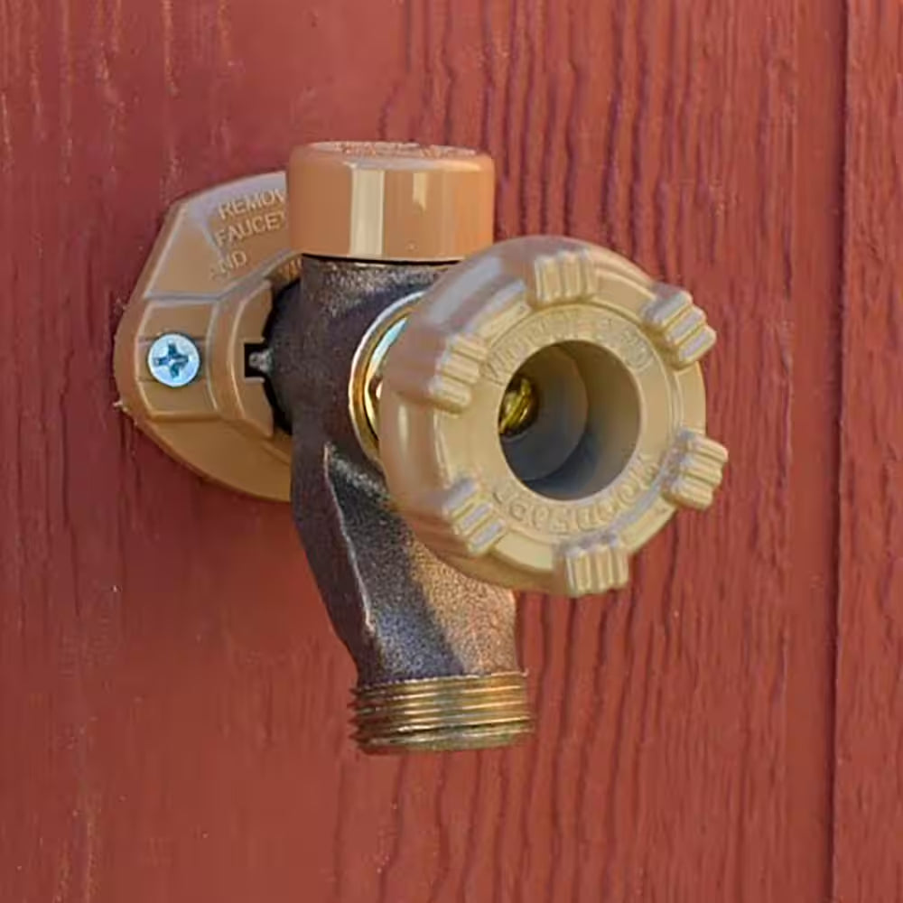 1/2 In. X 3/4 In. Brass Sweat X MPT X 6 In. L Freeze-Resistant Anti-Siphon Sillcock