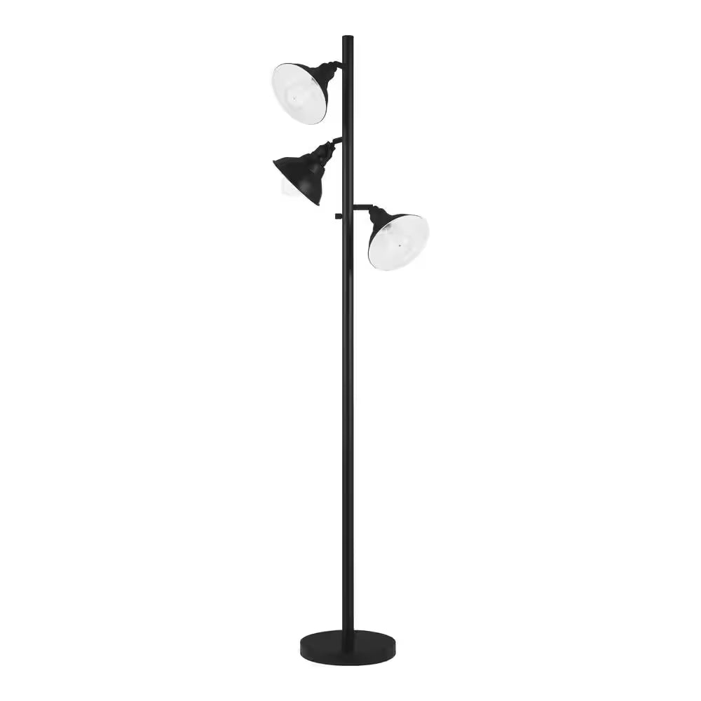 Selsdon 65 In. Black Tree Floor Lamp