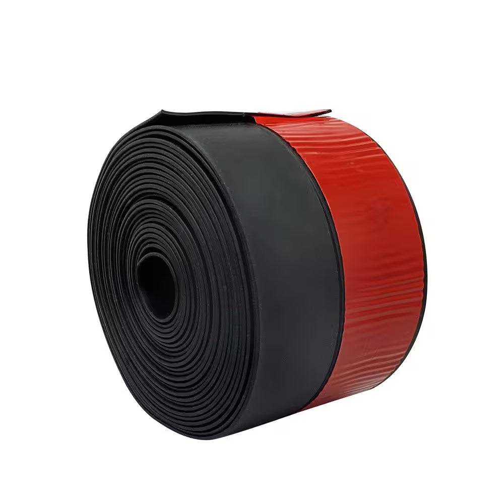 3 1/8 In. X 20 Ft. Self-Stick Garage Door Sweep Black