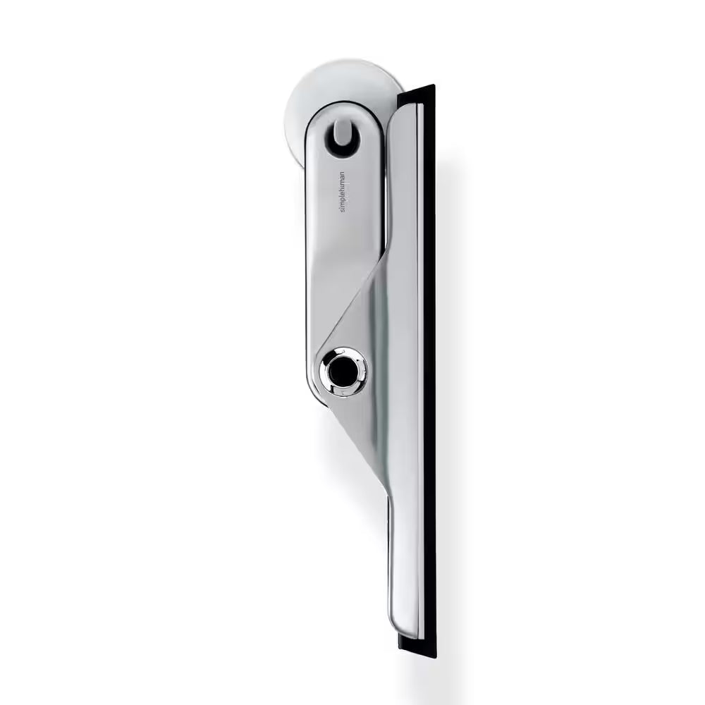 Foldaway Bathroom Shower Squeegee, Stainless Steel