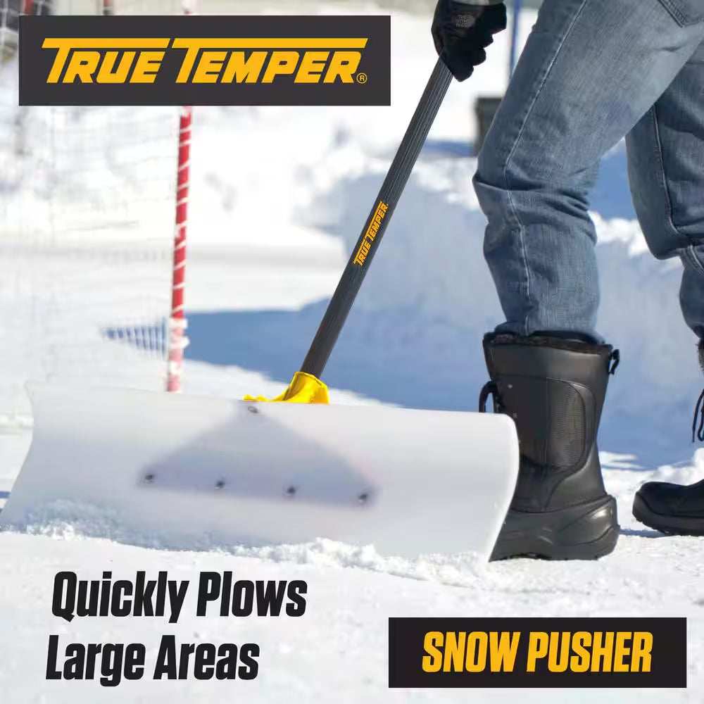 36 In. Industrial Grade Snow Pusher with Versa Grip