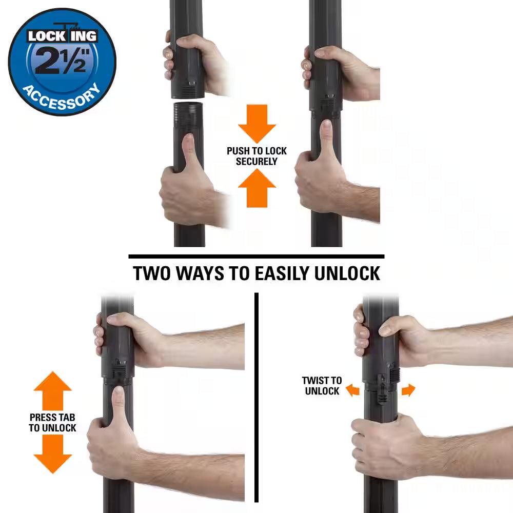 2-1/2 In. VT2515 Gutter Cleaning Accessory Kit Shop Vacuum Attachments for  Wet Dry Vacs Hoses and Wands