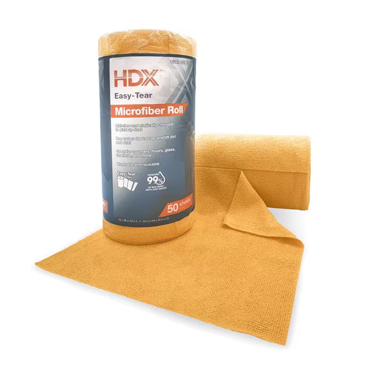 Easy-Tear 12 In. X 12 In. Microfiber Cloth Roll (50 Count)
