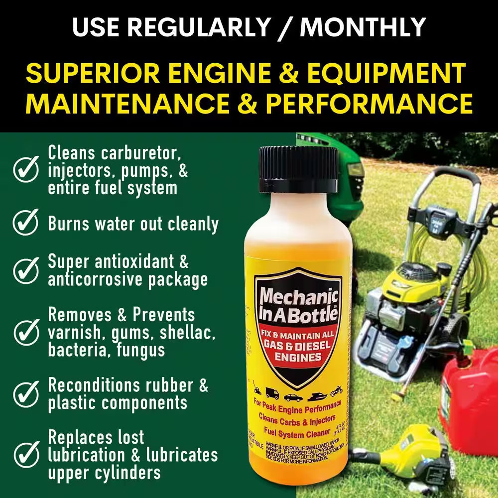 16 Oz. Fuel Additive Gas and Diesel - Fix, Maintain, Protect All Engines