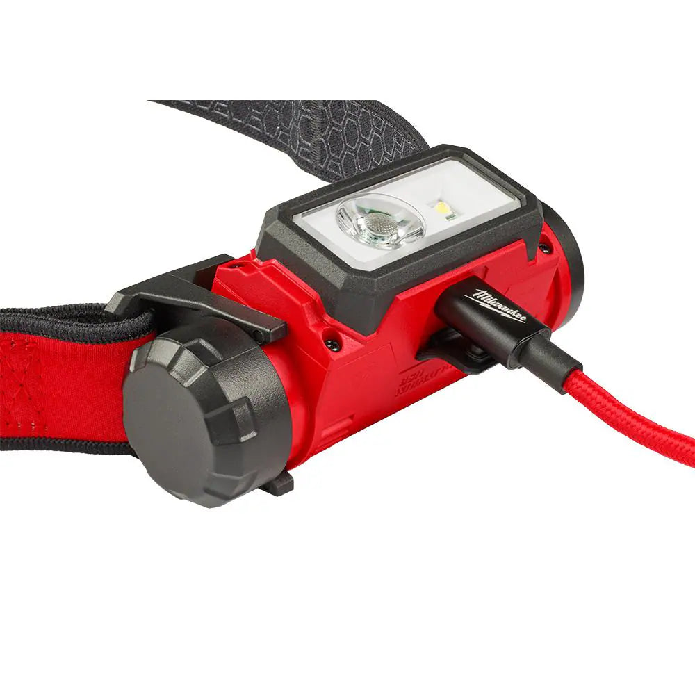 600 Lumens LED REDLITHIUM Hard Hat Headlamp (2-Pack)