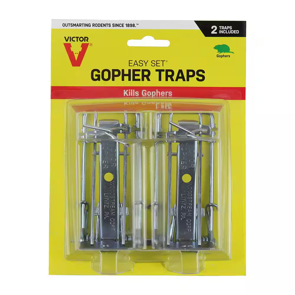 Easy-Set Outdoor Gopher Trap (2-Pack)