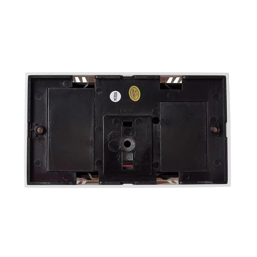 2-Note Classic Design Wired Doorbell Chime, White