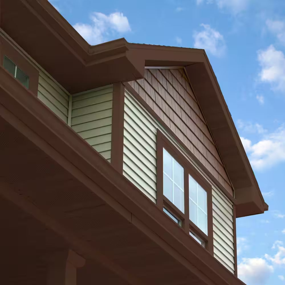 6 In. X 10 Ft. Brown/White Aluminum Roll Valley Flashing