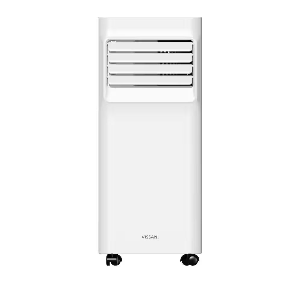 6,000 (DOE) BTU 115-Volt Portable Air Conditioner Cools 250 Sq. Ft. with Remote in White, Powered by Hubspace