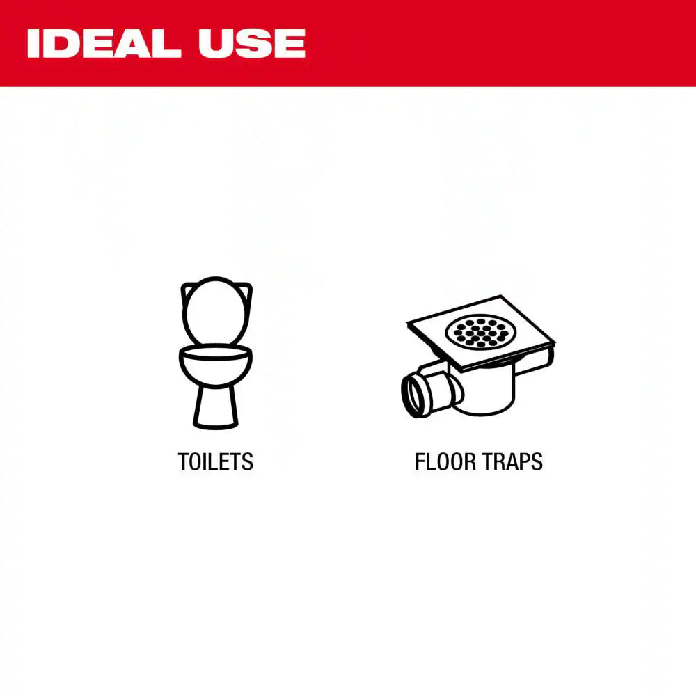 Trap Snake 6 Ft. Toilet Auger Plumbing Drain Snake