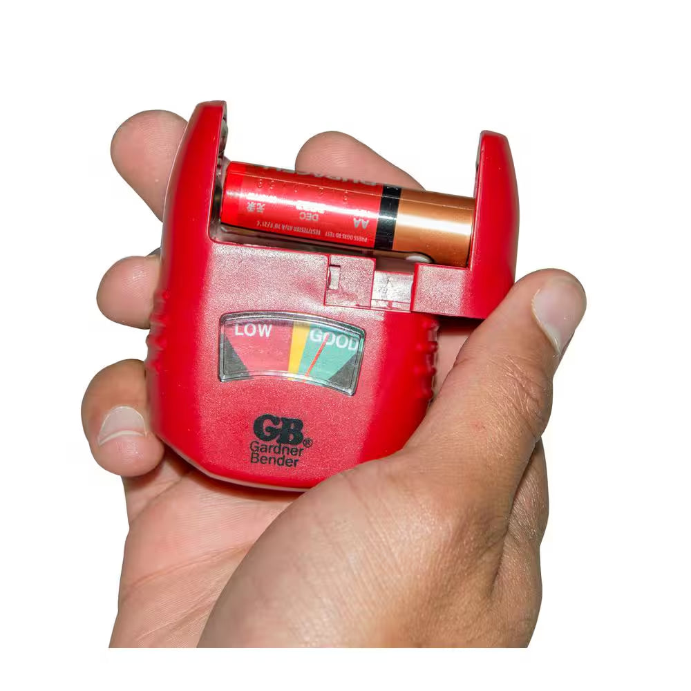 D, C, AAA, AA 9-Volt Battery Tester
