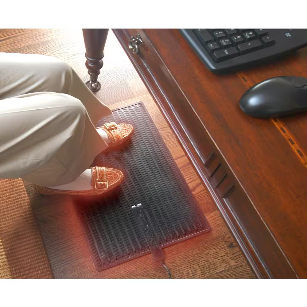 Electric Foot Warmer Mat 14" X 21" Keep Feet Warm Office Space Heater