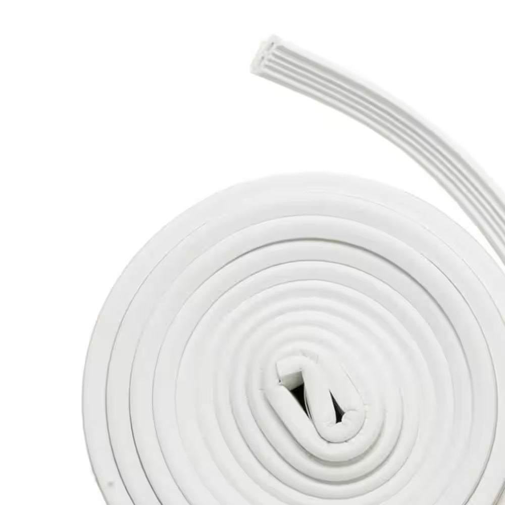 5/16 In. X 19/32 In. X 10 Ft. White Premium Rubber Window Seal for Large Gaps