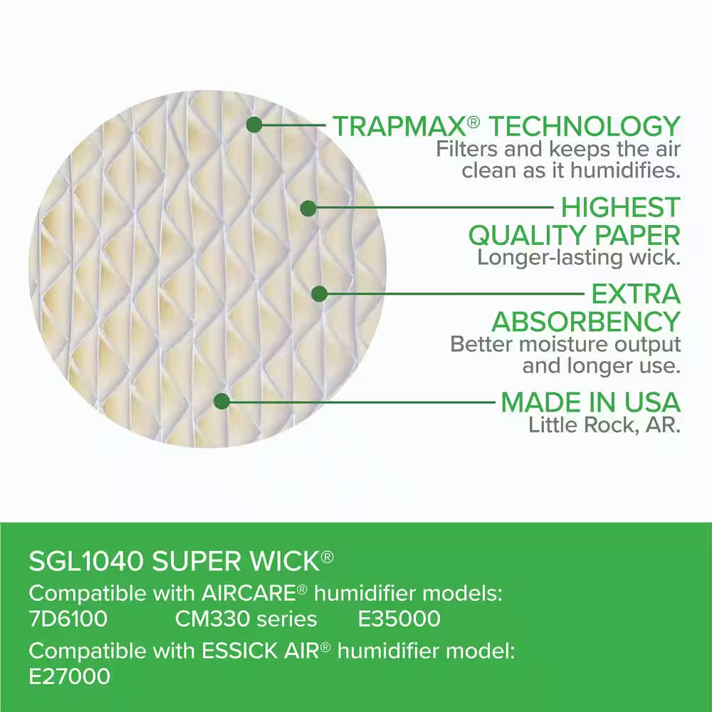 Humidifier Replacement Wick Compatible with  7D6100 & CM330 Series Humidifiers