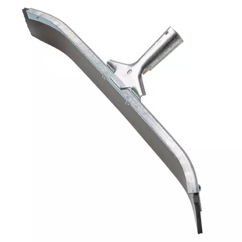 24 In. Curved Industrial Duty Steel Floor Squeegee