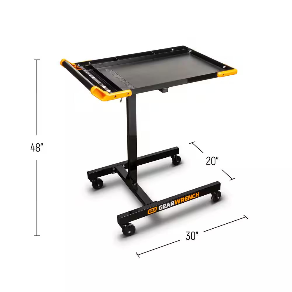 35 in to 48 in Adjustable Height Mobile Work Table