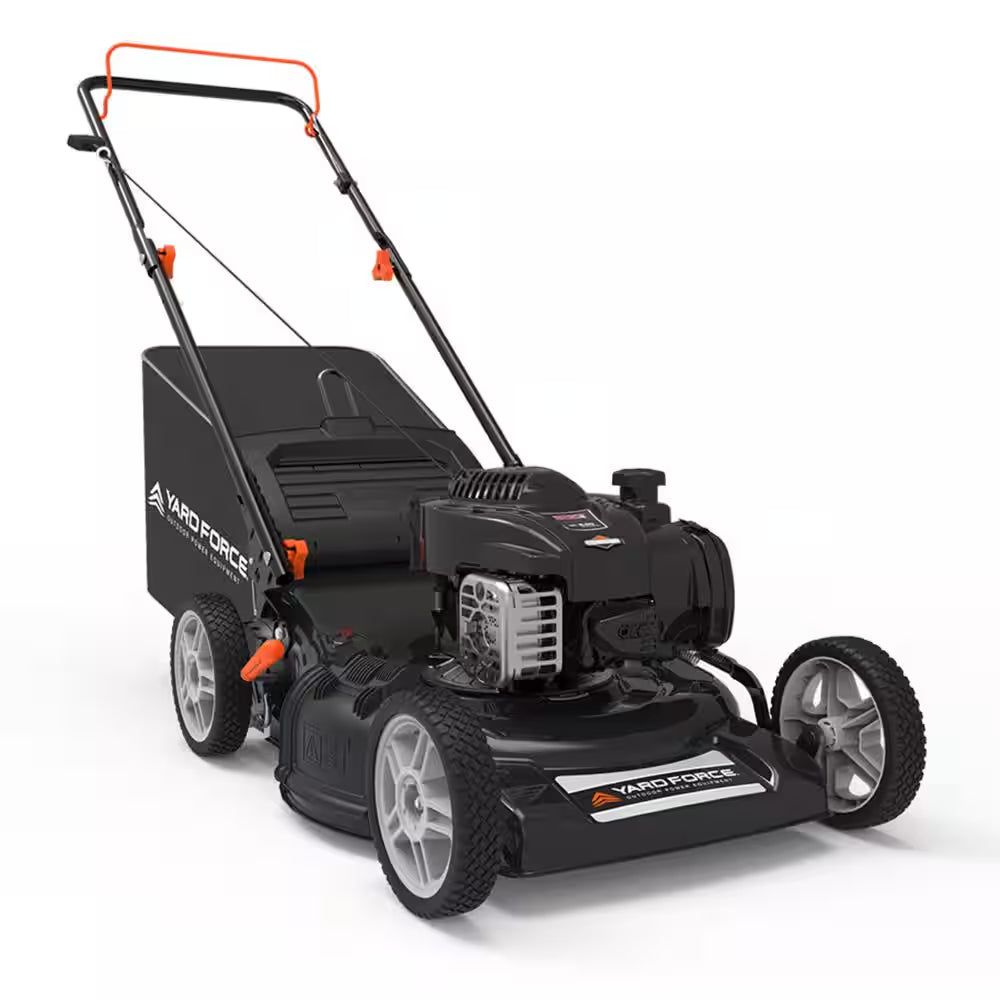21 In. 140Cc Briggs and Stratton E500 Engine 3-In-1 Gas Walk behind Lawn Push Mower