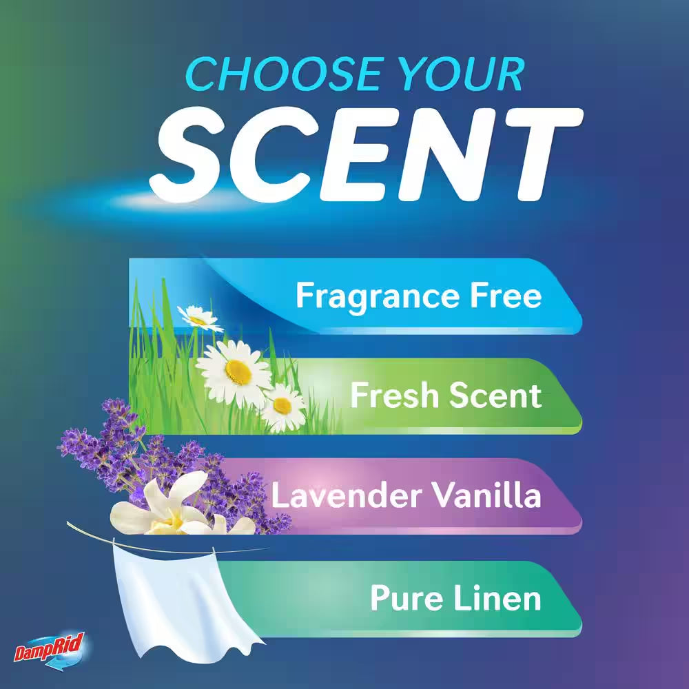 11 Oz. Fresh Scent Refillable Moisture Absorber (4-Pack)