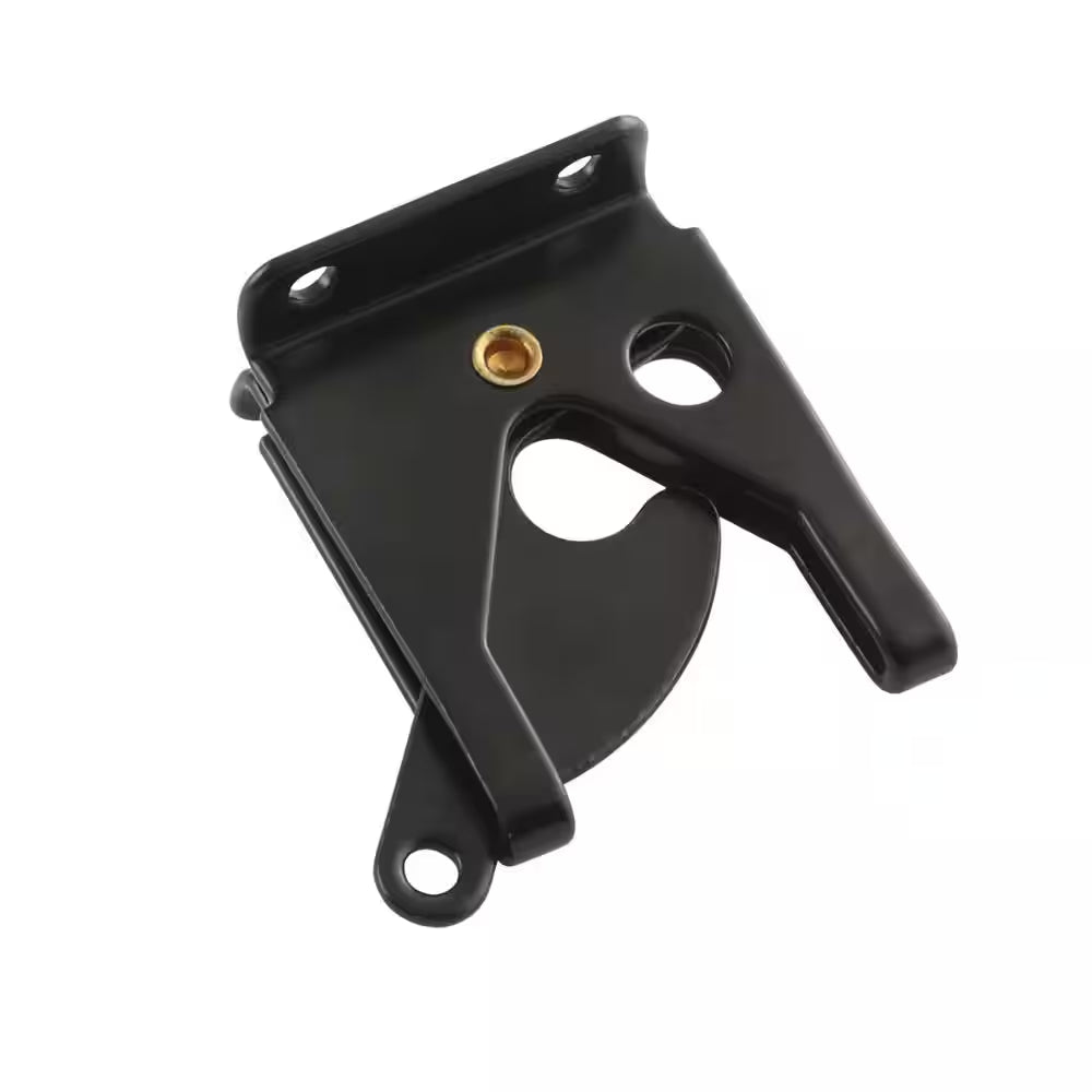 Black Self-Adjusting Gate Latch