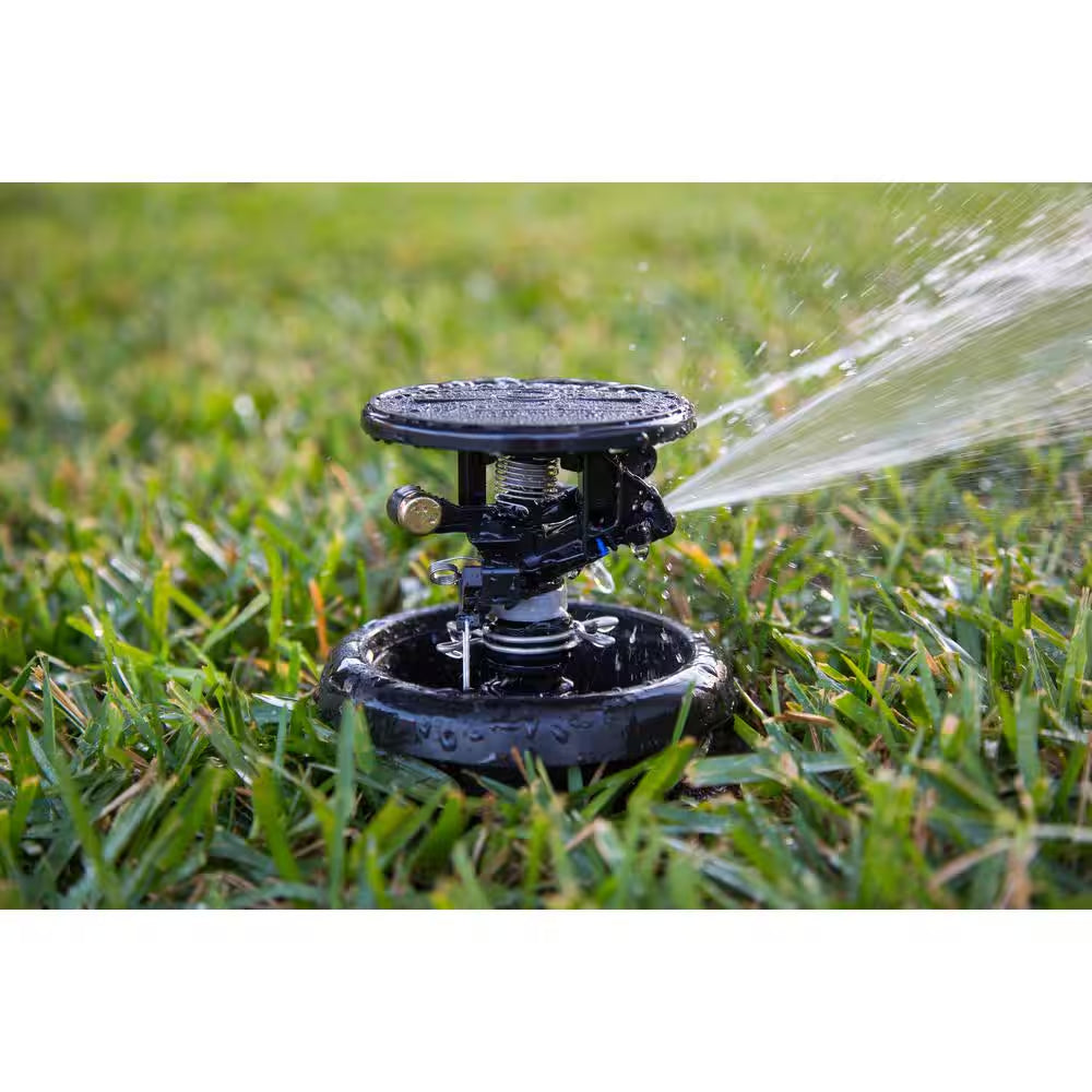 AG-5 Maxi-Paw 3.5 In. Pop-Up Canned Impact Sprinkler, 0-360 Degree Pattern, Adjustable 24-45 Ft.