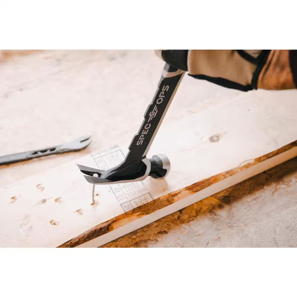 Framing Hammer, 22 Oz., Rip Claw, Smooth Face, Shock-Absorbing Grip