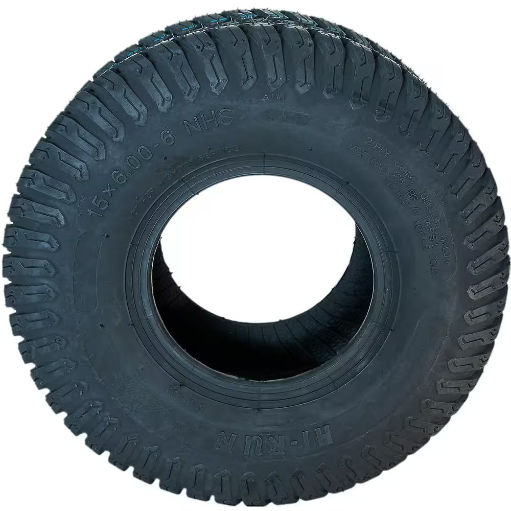 Turf 14 Psi 15 In. X 6 In. 6-Lug 2-Ply Tire