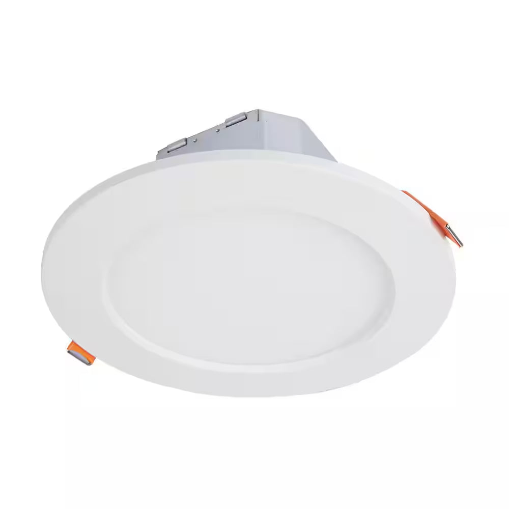 CJB 6 In. 2 in 1 Installation LED Downlight with Attached JBOX, 75-Watt Equivalent, 5CCT, 900-Lumen