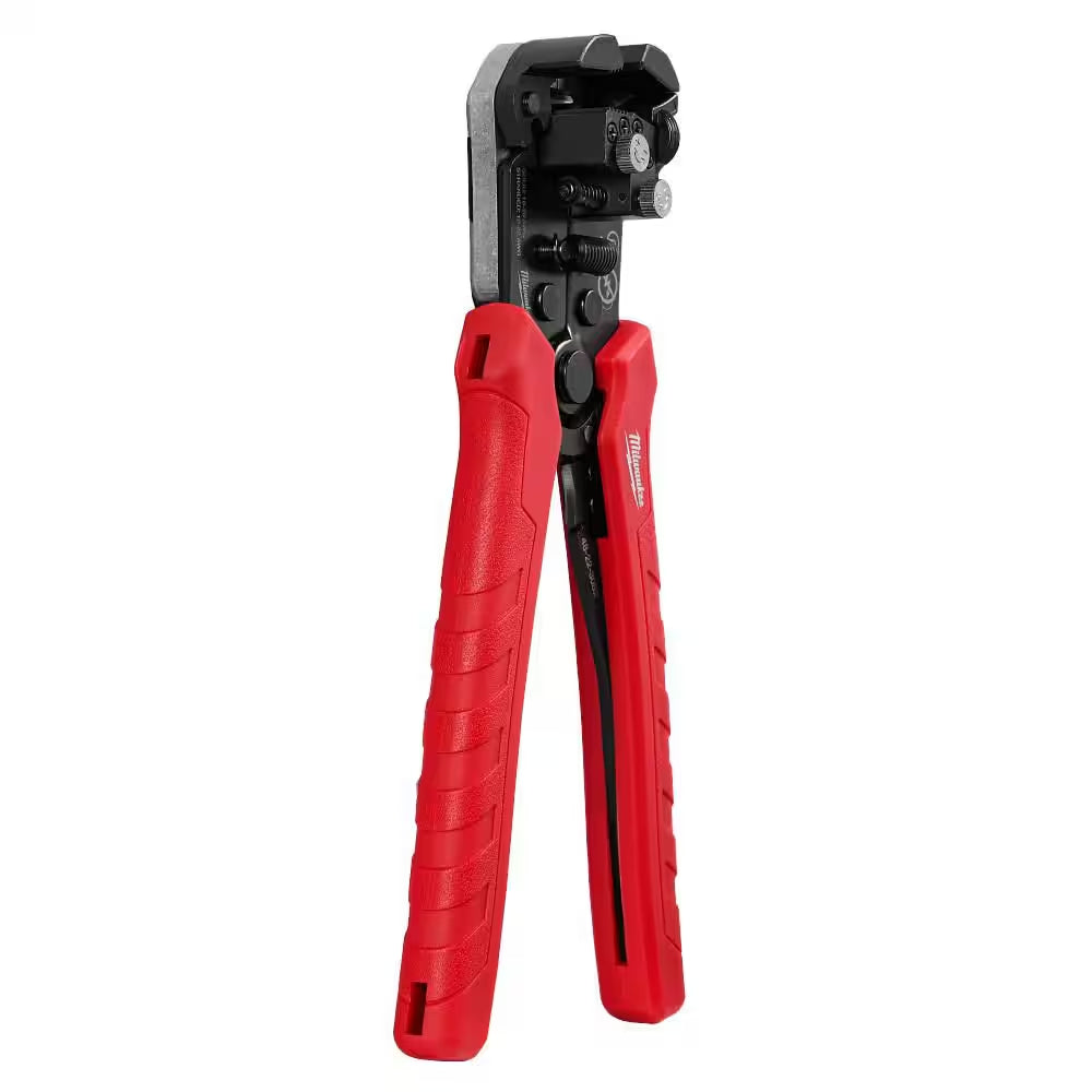 Self-Adjusting Wire Stripper/Cutter with Comfort Grip